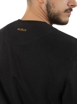 Sweat Klout Basic Noir pour Homme