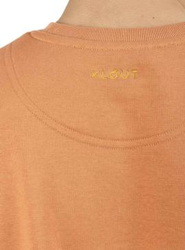 Sweat Klout Basic Camel pour Homme