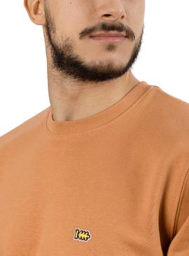 Sweat Klout Basic Camel pour Homme