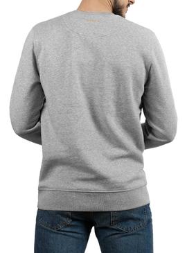 Sweat Klout Basic Gris pour Homme