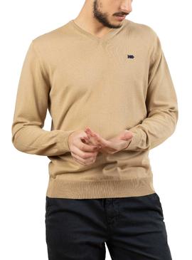 Pull Klout Pico Camel pour Homme