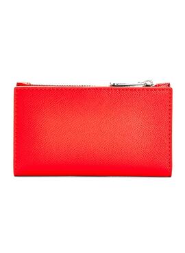 Portefeuille Tommy Hilfiger Honey Slim Rouge pour Femme