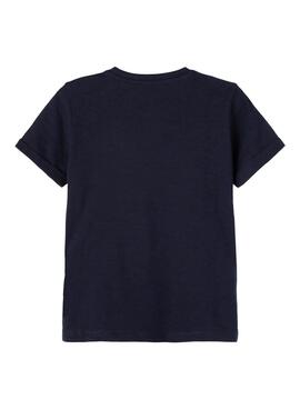 T-Shirt Name It Vincent Bleu Marine pour Garçon