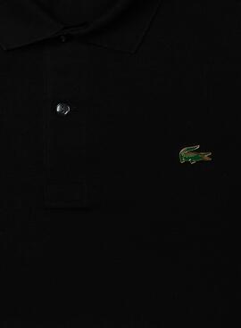 Polo Lacoste Live Piqué Noire pour Homme Femme