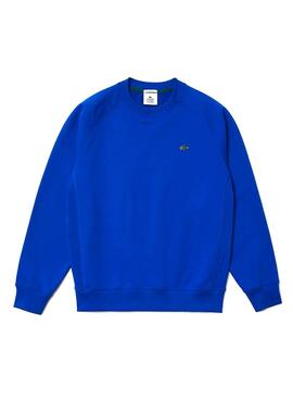 Sweat Lacoste Live Loose Fit Bleu Homme Femme