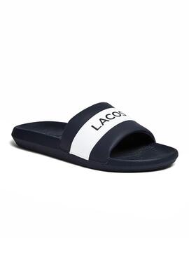 Flip flops Lacoste Croco Slide Bleu marine Homme