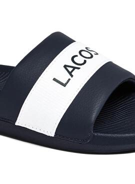 Flip flops Lacoste Croco Slide Bleu marine Homme