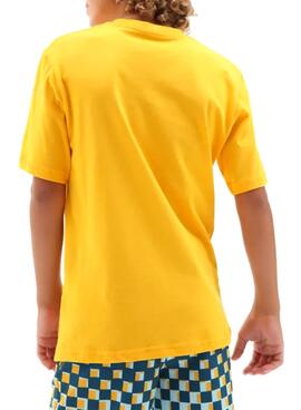 T-Shirt Vans OTW Logo Fill Jaune pour Garçon