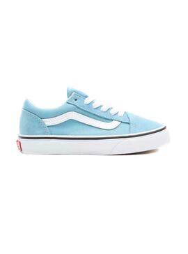 Baskets Vans Old Skool Bleu Transparent Garçon et Fille