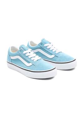 Baskets Vans Old Skool Bleu Transparent Garçon et Fille