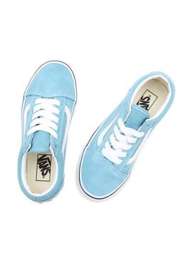 Baskets Vans Old Skool Bleu Transparent Garçon et Fille