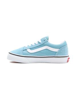 Baskets Vans Old Skool Bleu Transparent Garçon et Fille