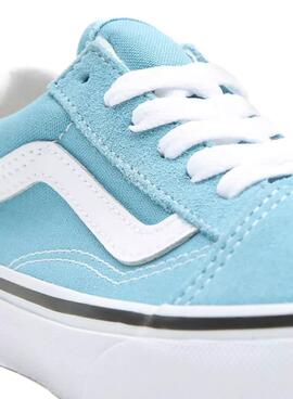 Baskets Vans Old Skool Bleu Transparent Garçon et Fille