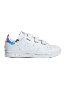 Baskets Adidas Stan Smith Blanc pour Garçon Fille