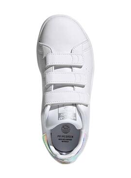 Baskets Adidas Stan Smith Blanc pour Garçon Fille