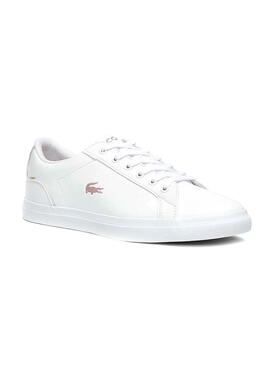 Baskets Lacoste Lerond Blanc pour Fille