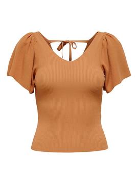 T-Shirt Only Leelo Orange pour Femme