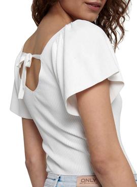 T-Shirt Only Leelo Blanc pour Femme