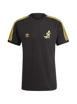 T-Shirt Adidas Simpsons Noire pour Homme