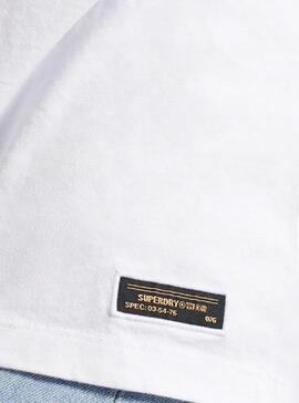 T-Shirt Superdry Military Blanc Femme