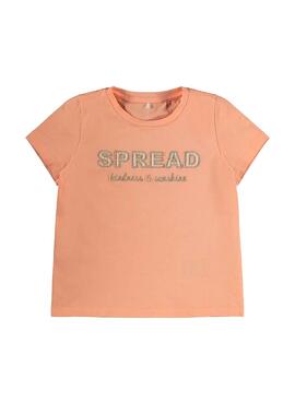 T-Shirt Name It Fami Coral pour Fille