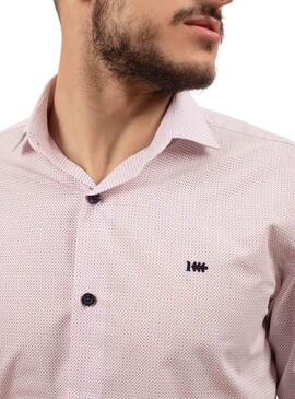 Chemise Klout Cruise Rose pour Homme