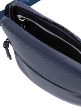 Sac à main Lacoste Flat Crossover Bleu marine pour Homme