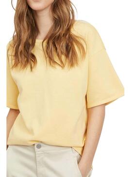 T-Shirt Vila Vinami Boat Jaune pour Femme
