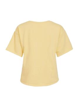 T-Shirt Vila Vinami Boat Jaune pour Femme