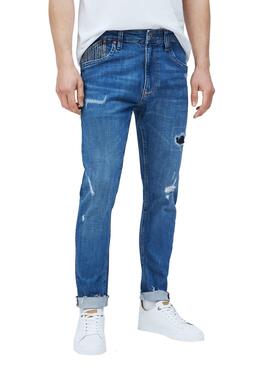 Jeans Pepe Jeans Stan Craft Bleu Homme