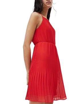 Robe Pepe Jeans Mine Rouge pour Femme