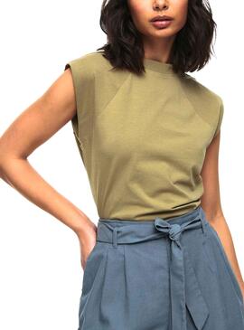 Top Only Henna Life Vert pour Femme