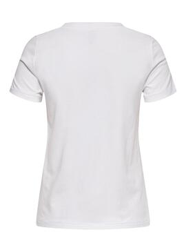 T-Shirt Only Laia Life Blanc pour Femme