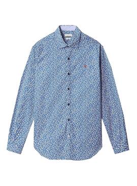 Chemise Napapijri Gesin Bleu pour Homme