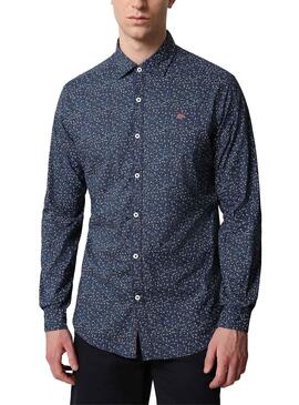 Chemise Napapijri Gesin Bleu marine pour Homme