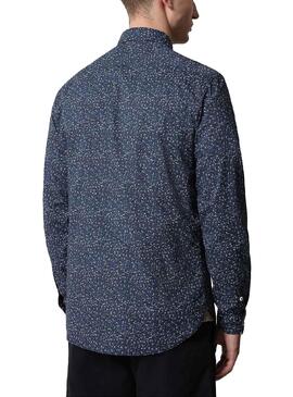 Chemise Napapijri Gesin Bleu marine pour Homme