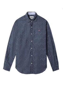 Chemise Napapijri Gesin Bleu marine pour Homme