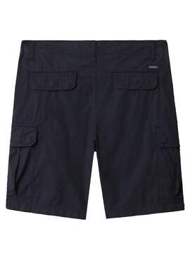 Bermuda Napapijri Noto Bleu Marine pour Homme.