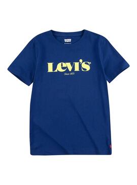T-Shirt Levis Graphic Tee Bleu Foncé pour Garçon