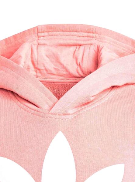 Sweat Adidas Trefoil Rose Clair pour Fille