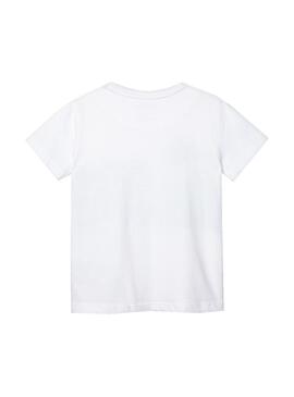 T-Shirt Mayoral Landscape Blanc pour Garçon