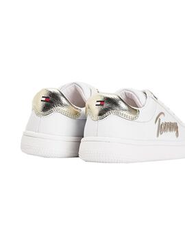 Baskets Tommy Hilfiger Coupe basse Blanc pour Fille