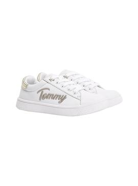 Baskets Tommy Hilfiger Coupe basse Blanc pour Fille