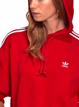 Sweat Adidas Adicolor Classics Rouge pour Femme