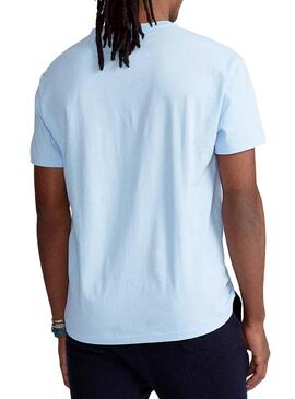 T-Shirt Polo Ralph Lauren Elite Bleu pour Homme