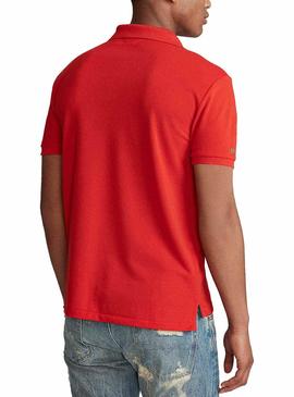 Polo Polo Ralph Lauren Racing Rouge pour Homme