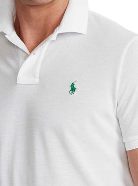 Polo Polo Ralph Lauren Basique Blanc pour Homme