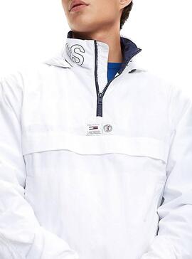 Kangourou Tommy Jeans Popover Homme Blanc