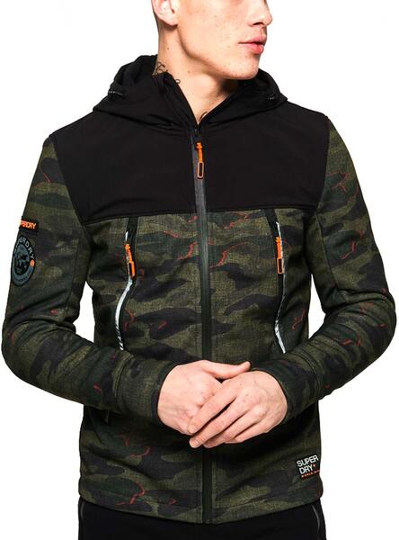 Veste Superdry Softshell Homme Camo Hybride