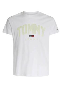 T-Shirt Tommy Jeans Shadow Blanc pour Homme